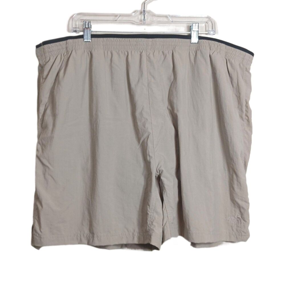 The North Face Nylon Shorts Mens XXL Tan B&T Casual Outdoor Gorpcore Hiking